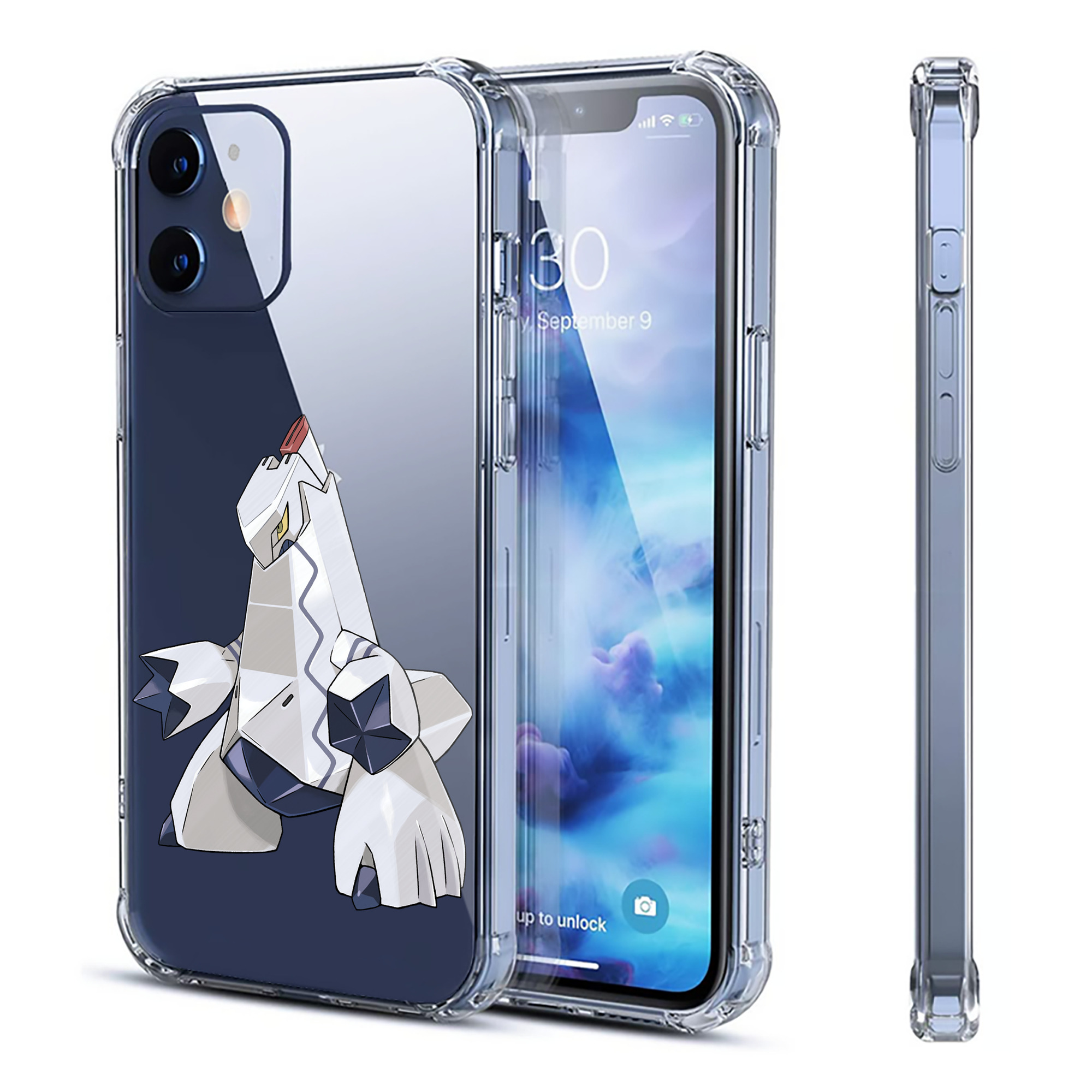 （画像用） ポケットモンスター Pokémon 【iPhone 12シリーズ対応】透明スマホケース（クリアソフトケース）